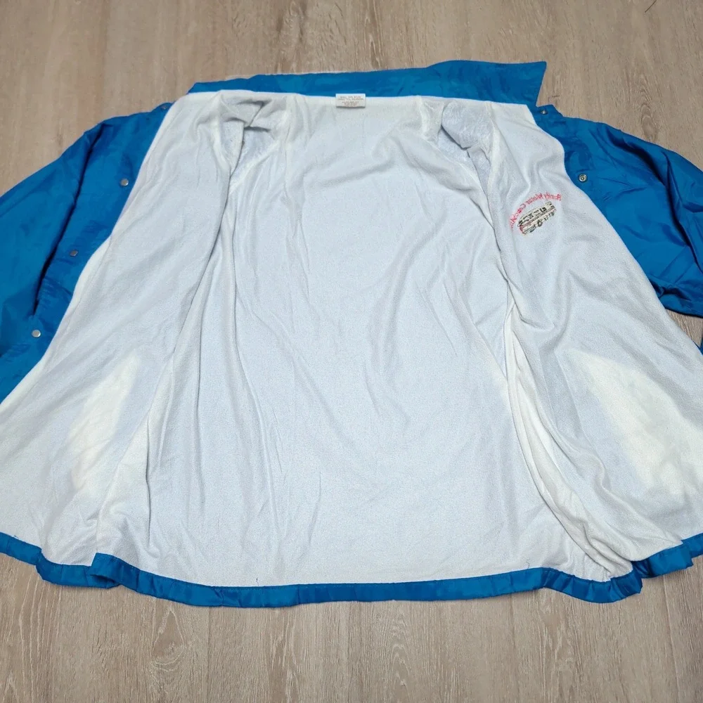 Vintage 90s USA Auburn‎ Sportswear Family Motor Coach Windbreaker Mens XXL Lined